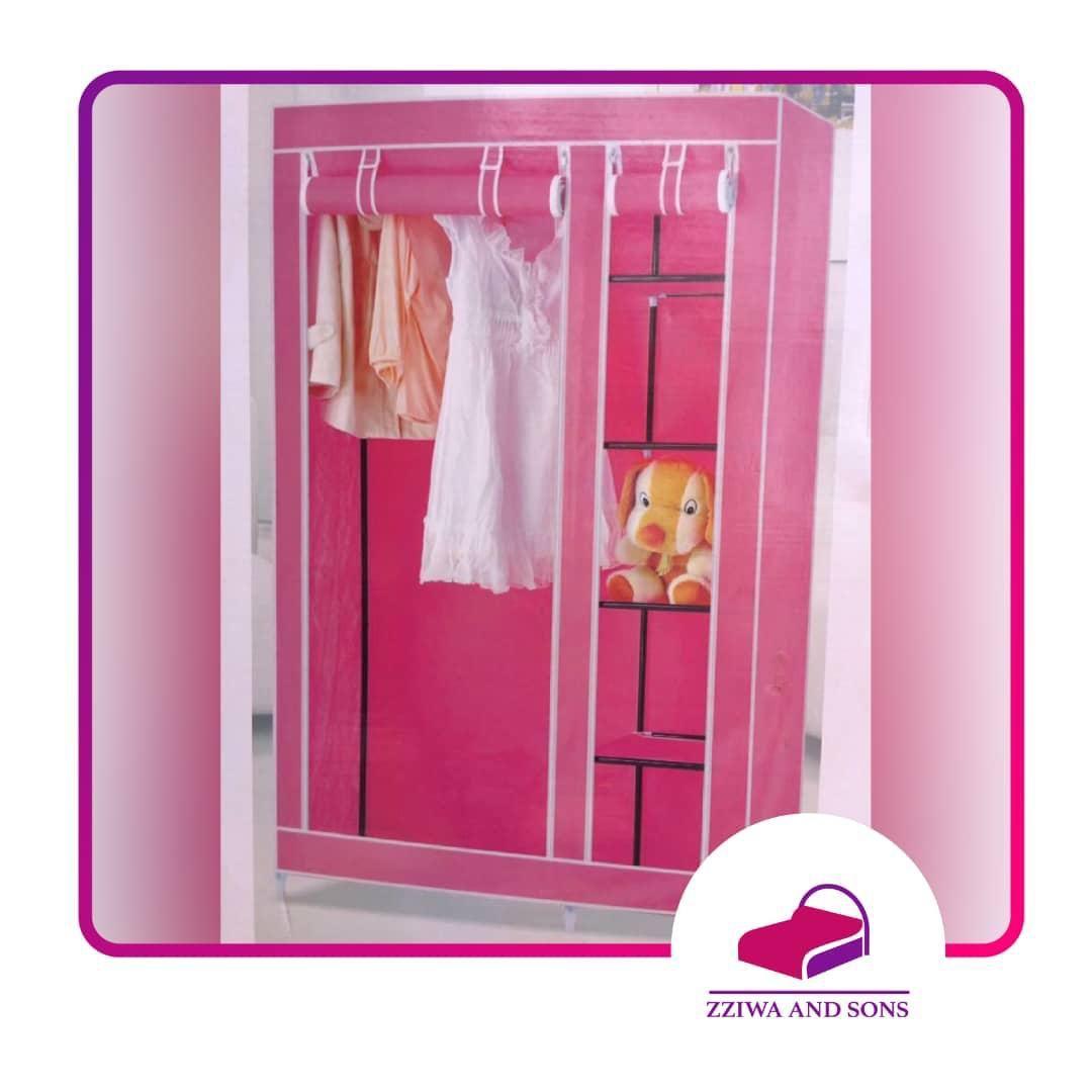 Wooden frame wardrobe 3 columns