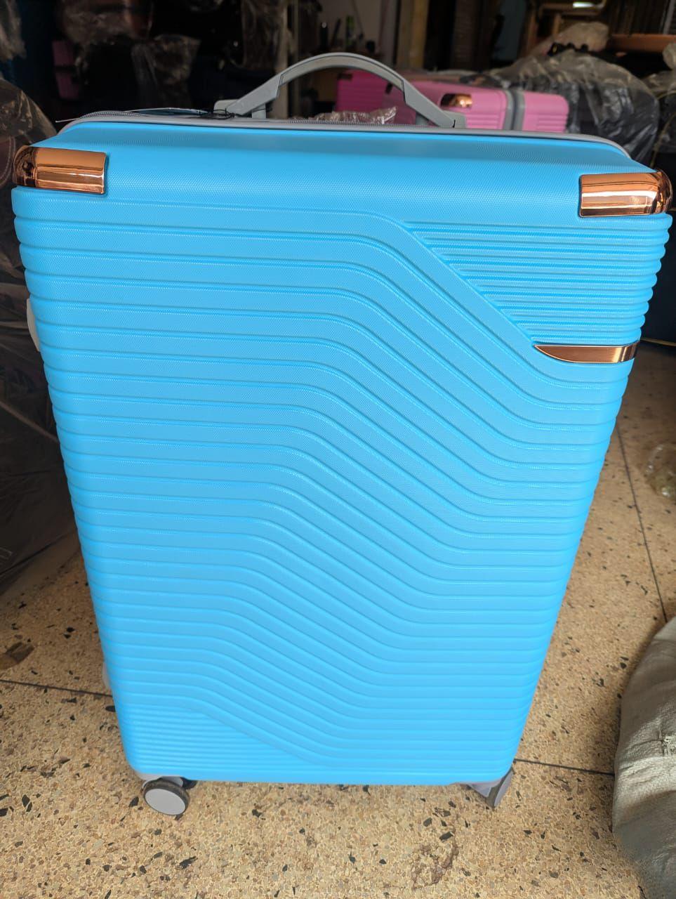 A set of 3pcs Plastic Suitcases
