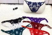 Designed netted G string knickers