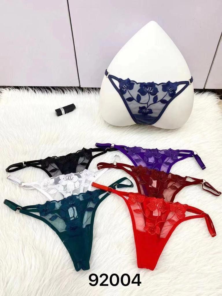 Designed netted G string knickers