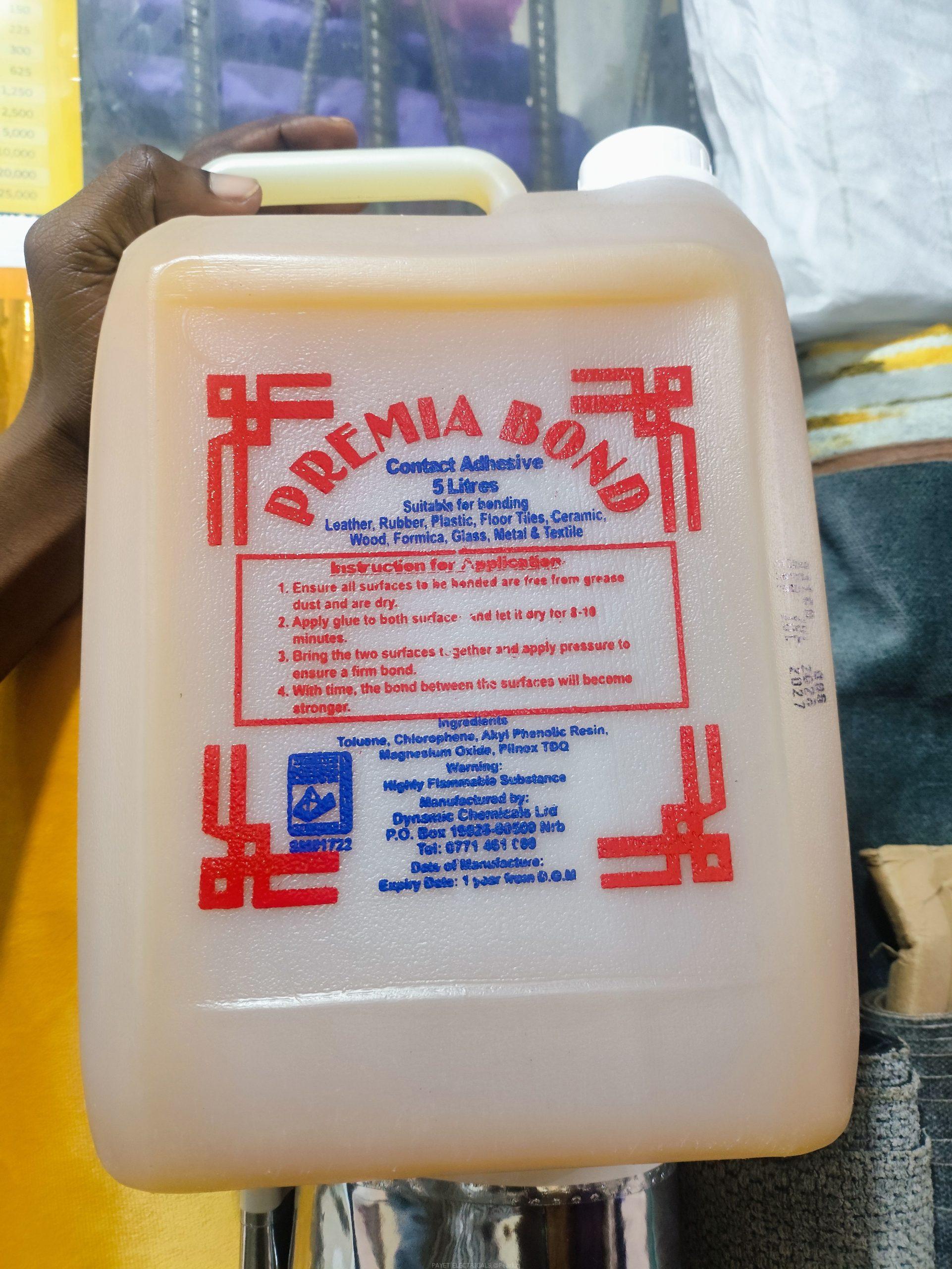 Premium bond contact adhesive