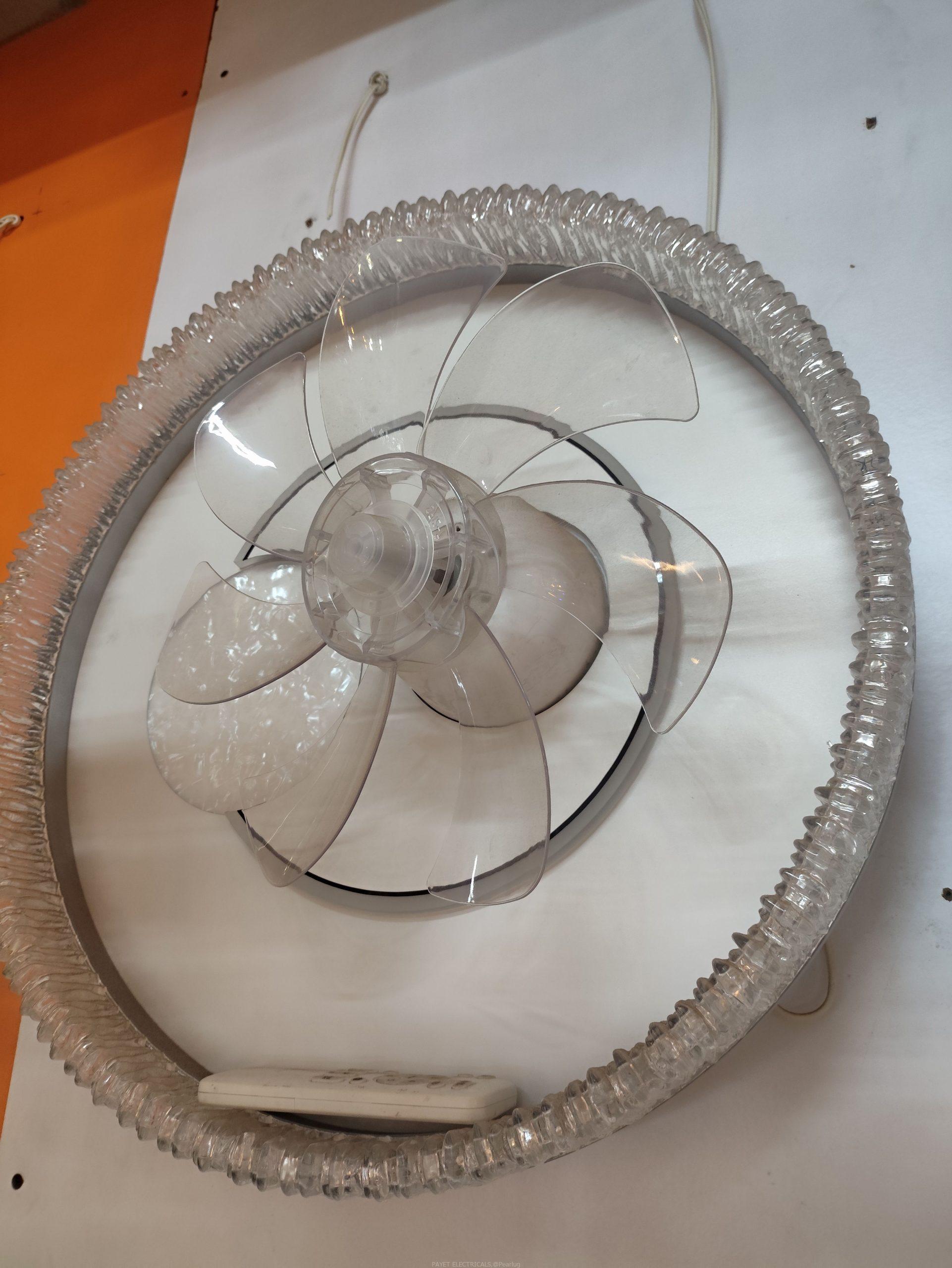 LED light with fan