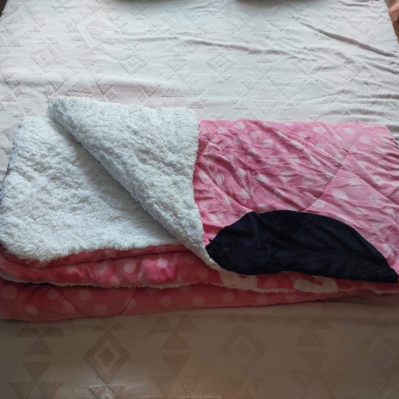 6×6 single Sherpa duvets