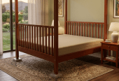 metallic bed