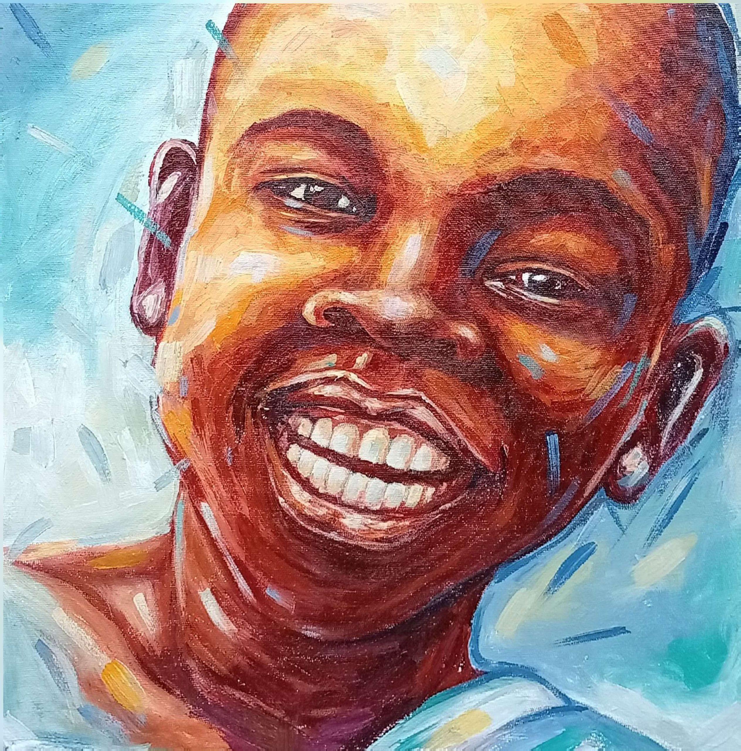 King smiles