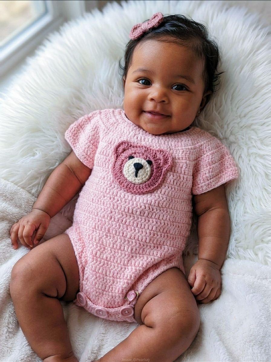 Crochet Baby Romper