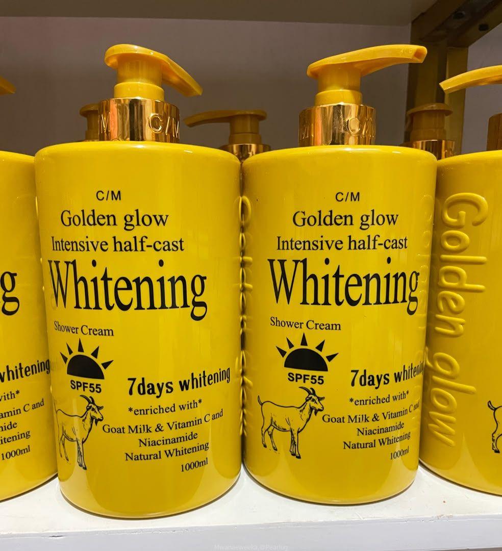 Golden glow shower gel