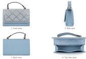 Box shoulder bag