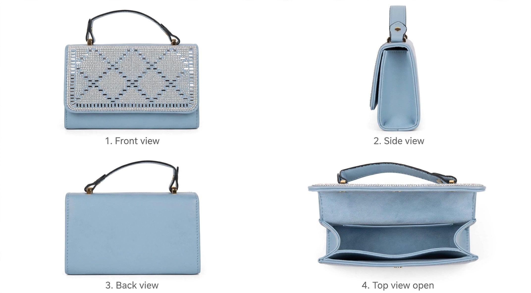 Box shoulder bag