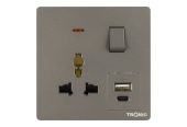 Single and double sockets in all different colors
