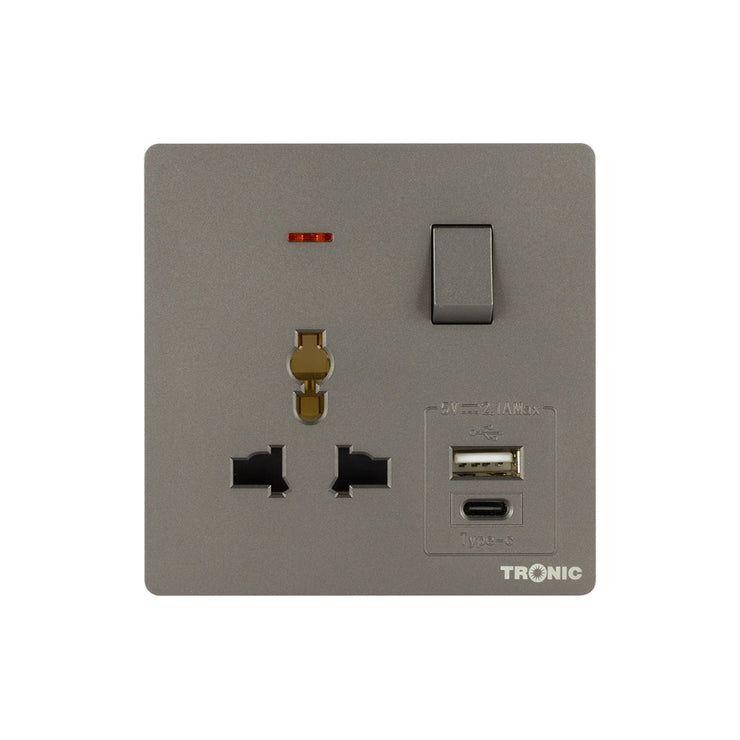 Single and double sockets in all different colors