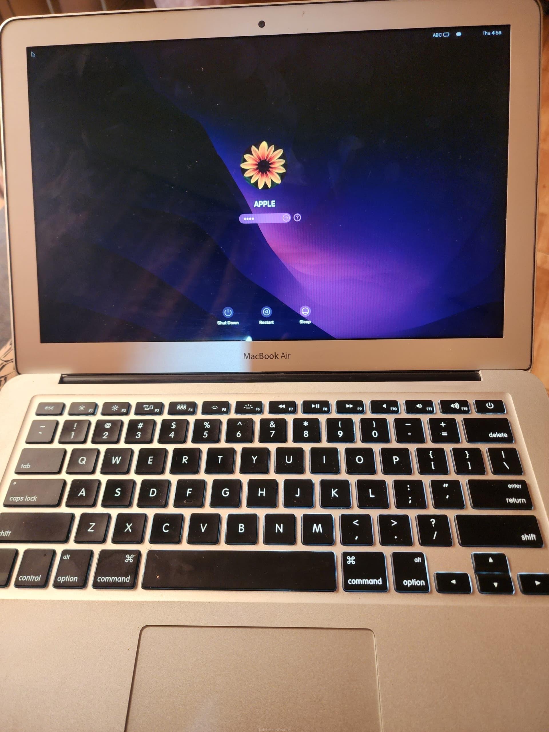 Macbook air 2017
