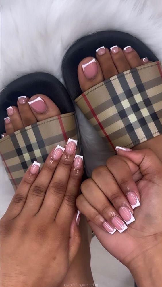 Nail polish pedicures and manicure
