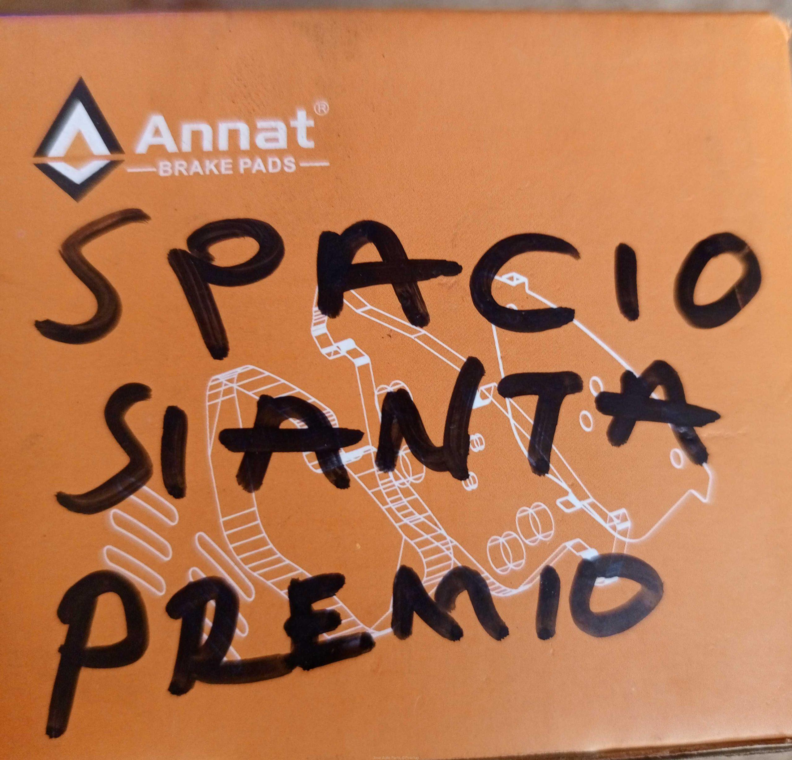 Brake pads for (Spacio/Sienta/Premio )
