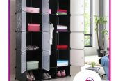Plastic wardrobe 3 columns