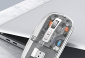 Transparent wireless mouse rechargeable mouse