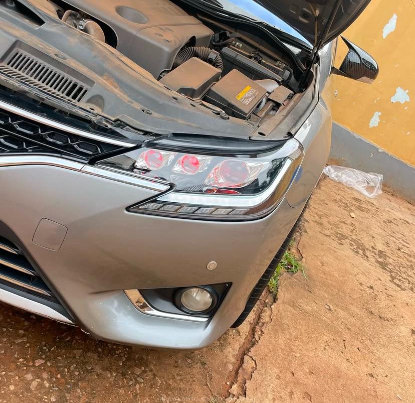 Toyota Mark X 2010 headlights aftermarket lights