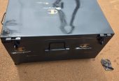 Large Metallic school suitcases