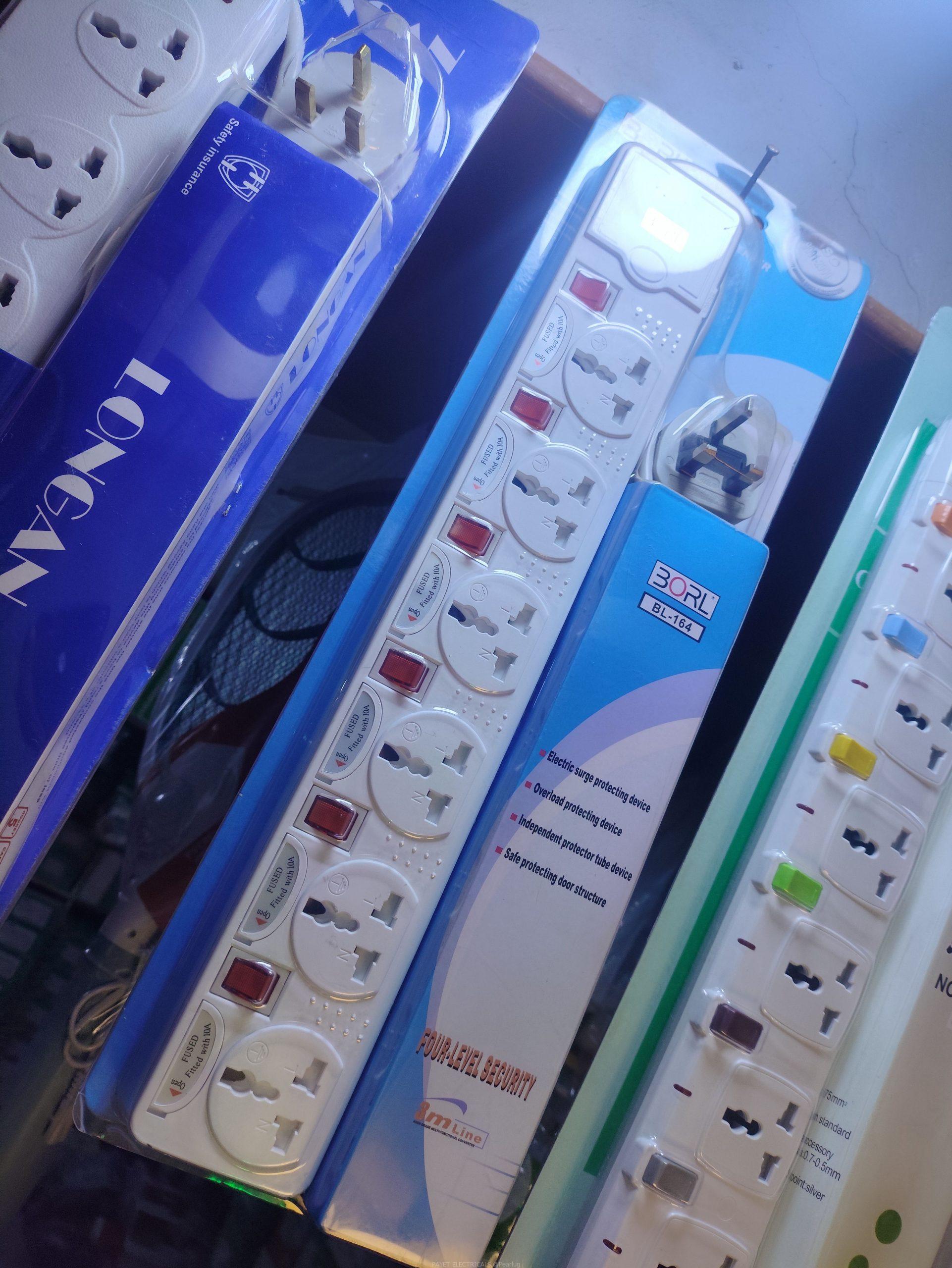 6ways office point power extension socket