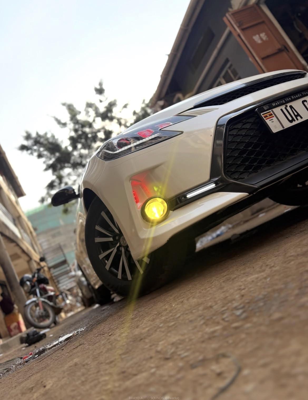 Toyota Mark X 2010 headlights aftermarket lights