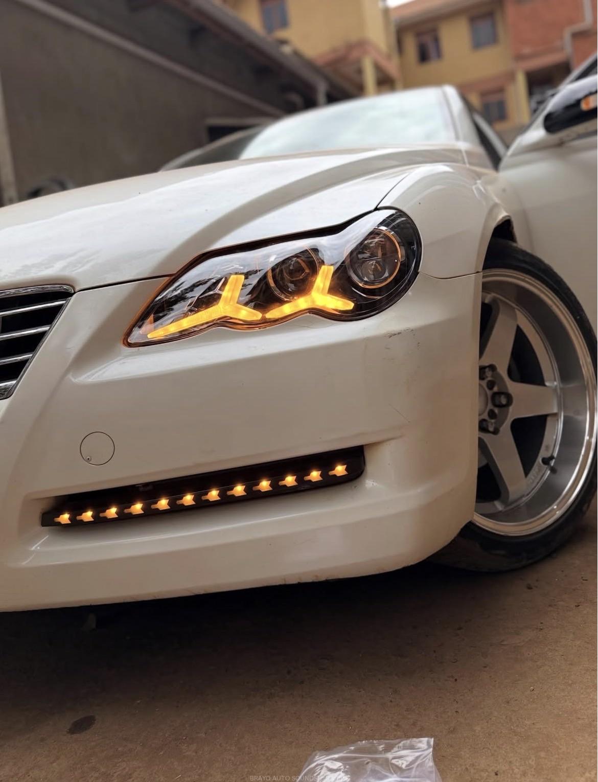 Toyota Mark X Aftermarket headlights