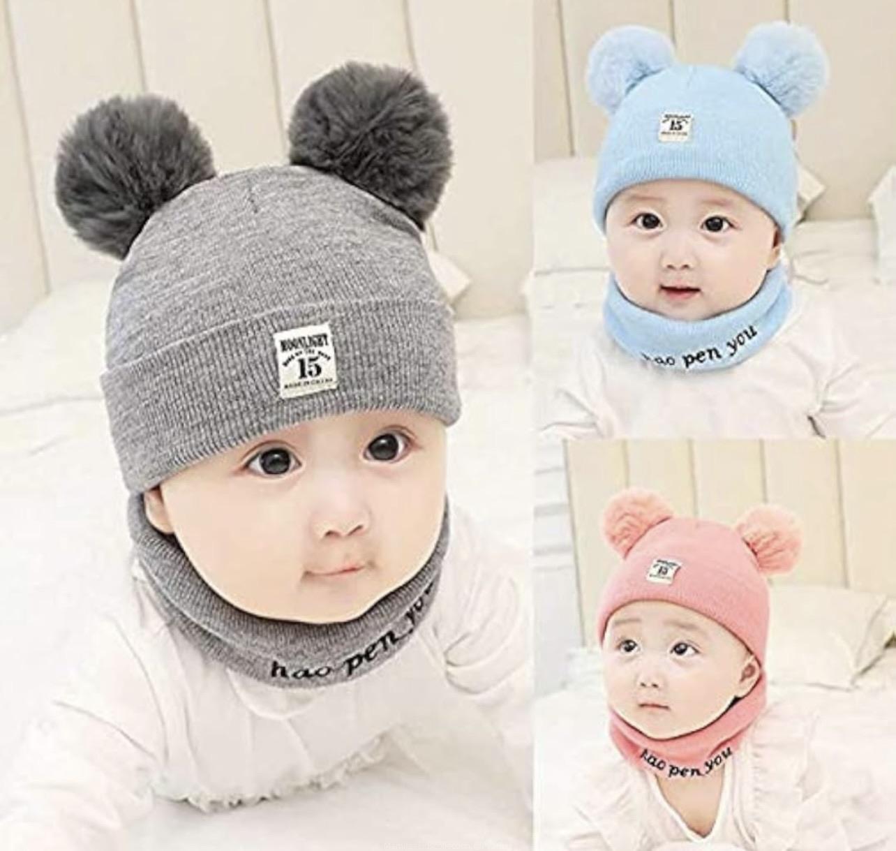 BABY CAP AND SCARF COMBO