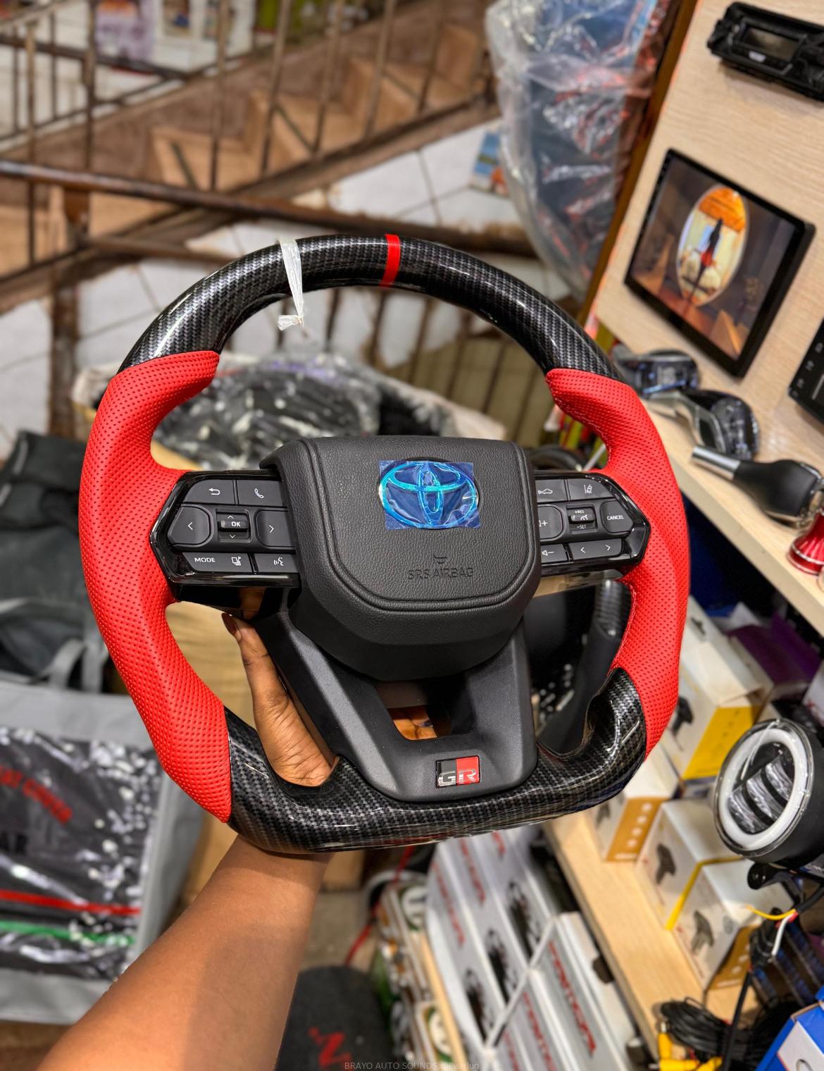 Toyota GR Aftermarket steering wheel