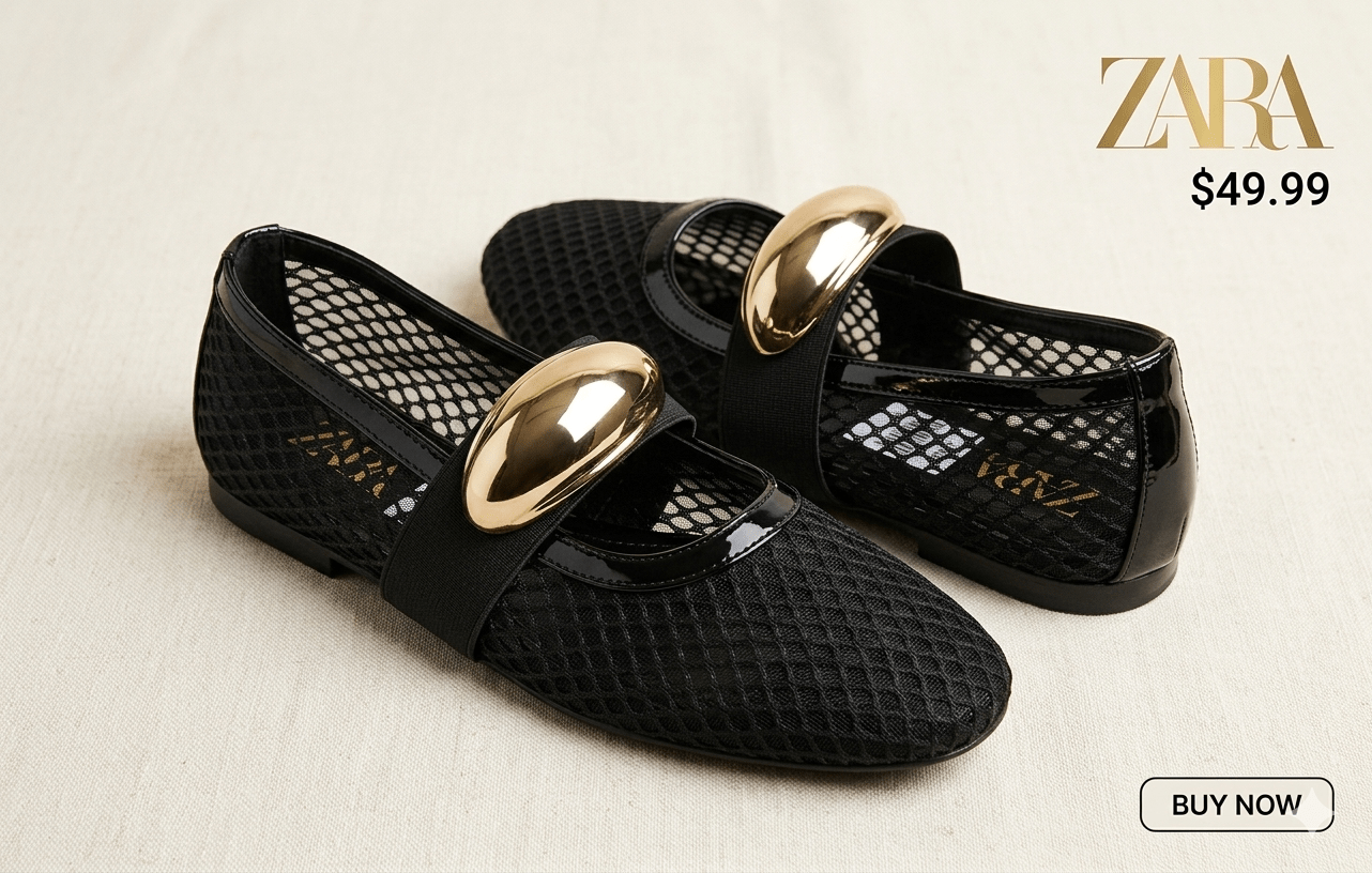 Zara mesh pimps