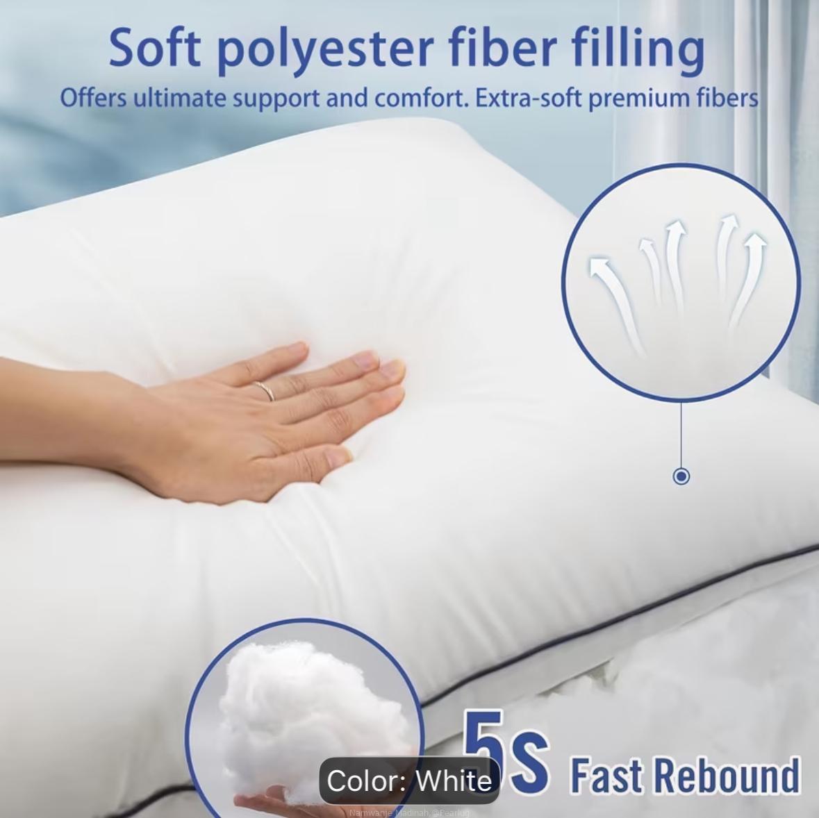 2pcs of five-star hotel series comfortable pillow