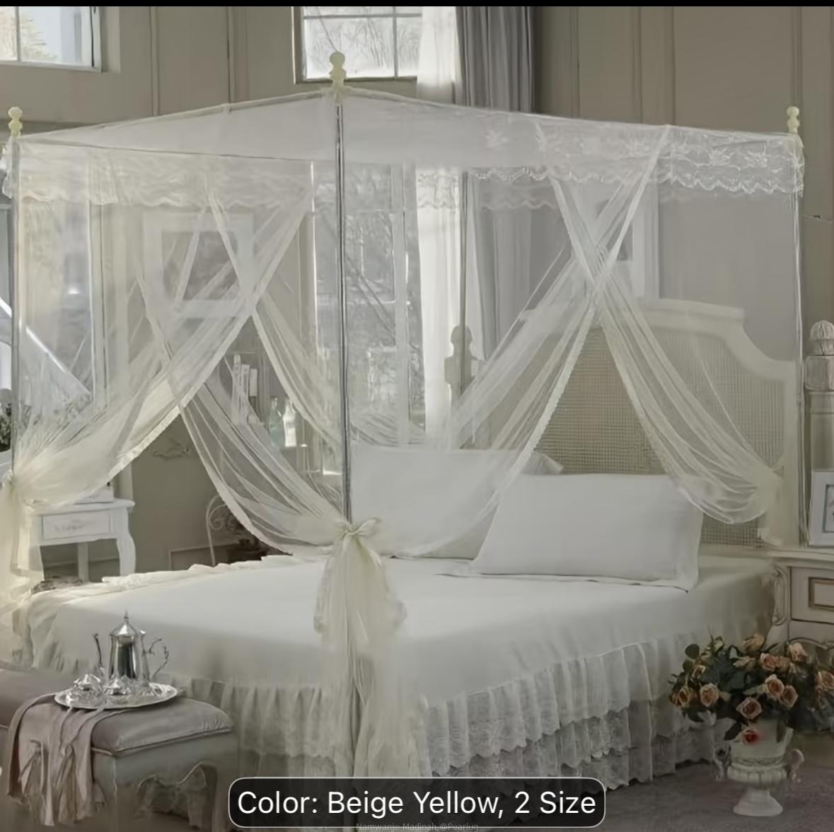 Luxurious canopy mosquito net