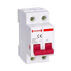 Breakers, sockets single and double