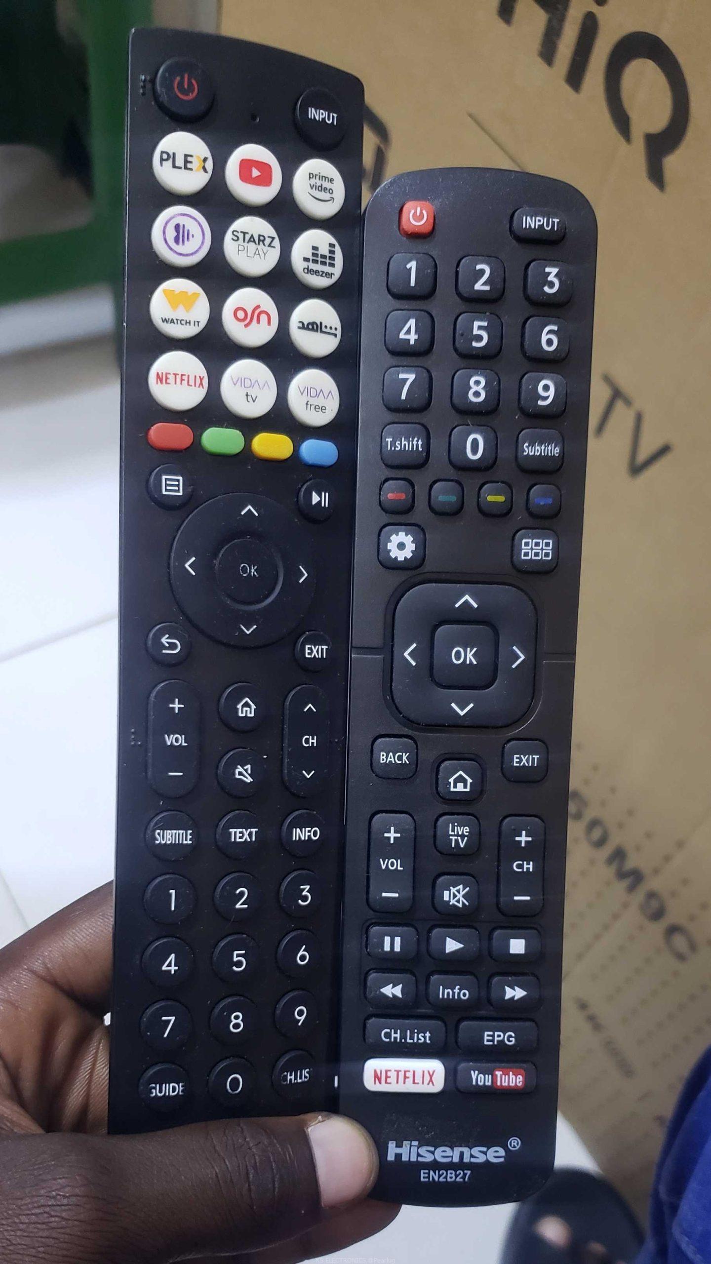 Hisense smart remote