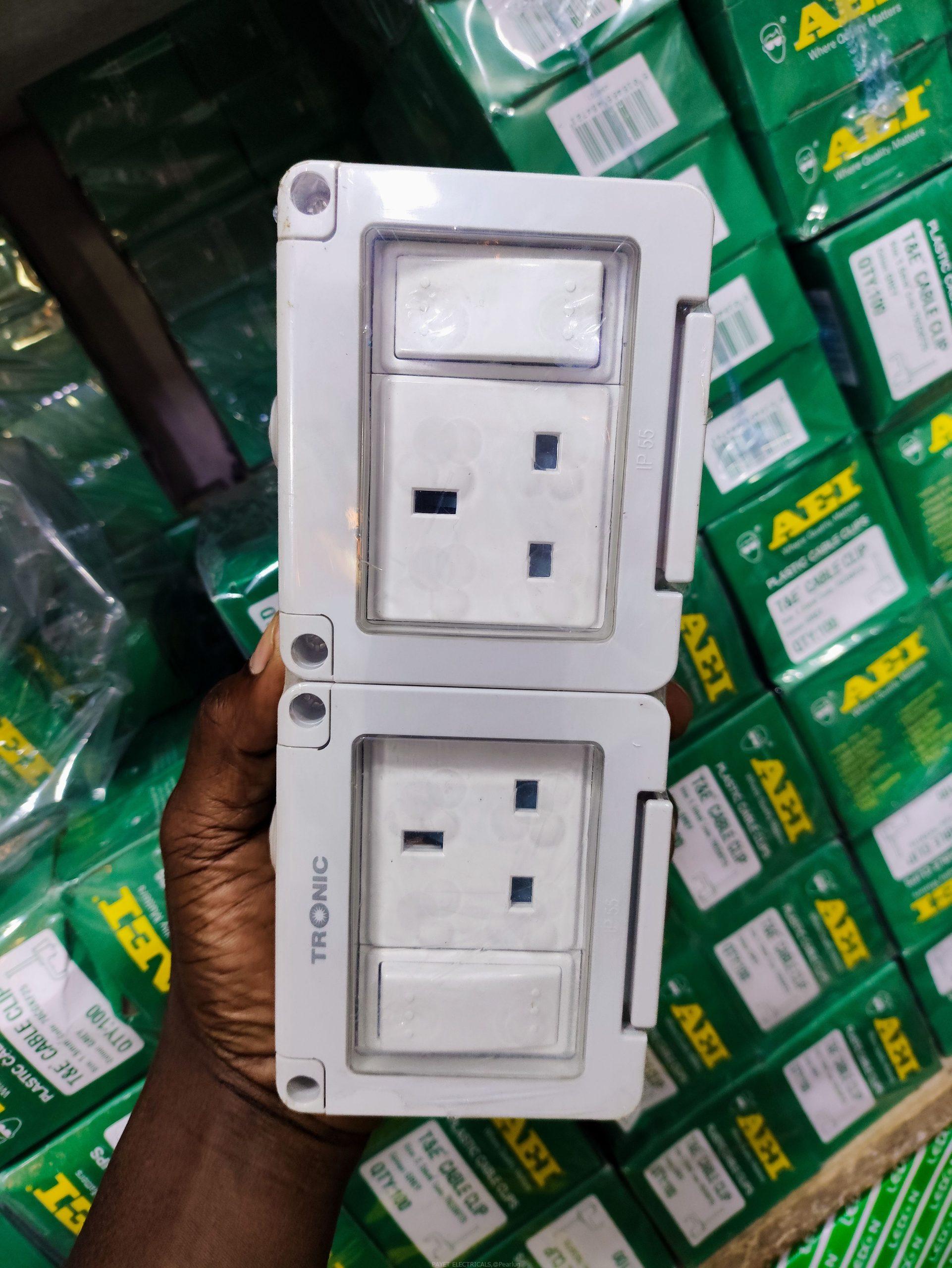 Outdoor double socket