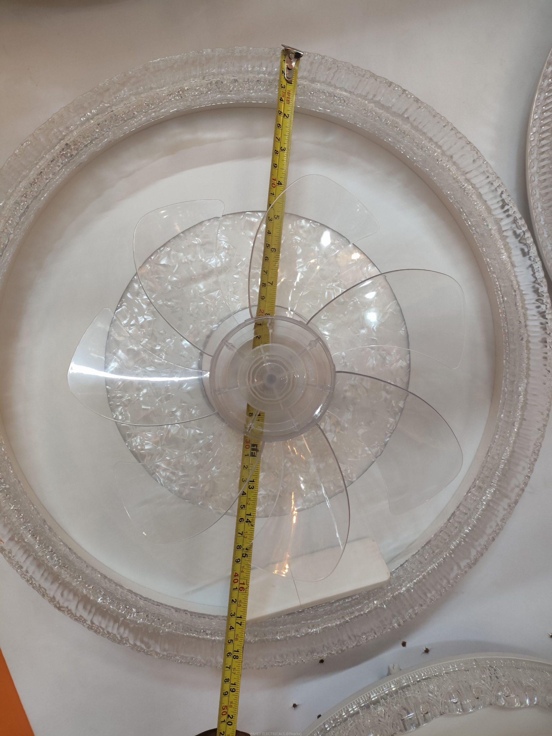 LED light with fan