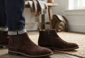 Men’s Casual Suede Chelsea Ankle Boots