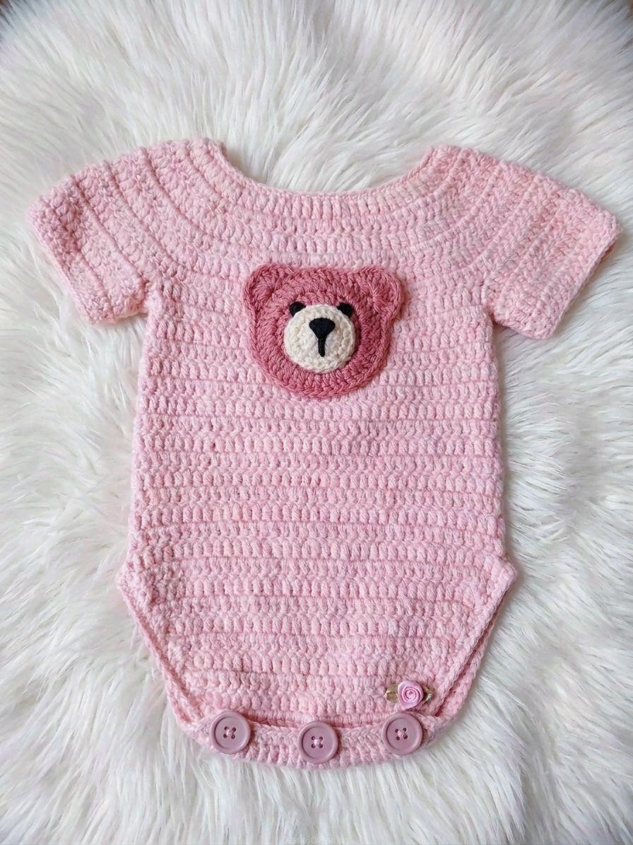 Crochet Baby Romper