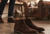Men’s Casual Suede Chelsea Ankle Boots