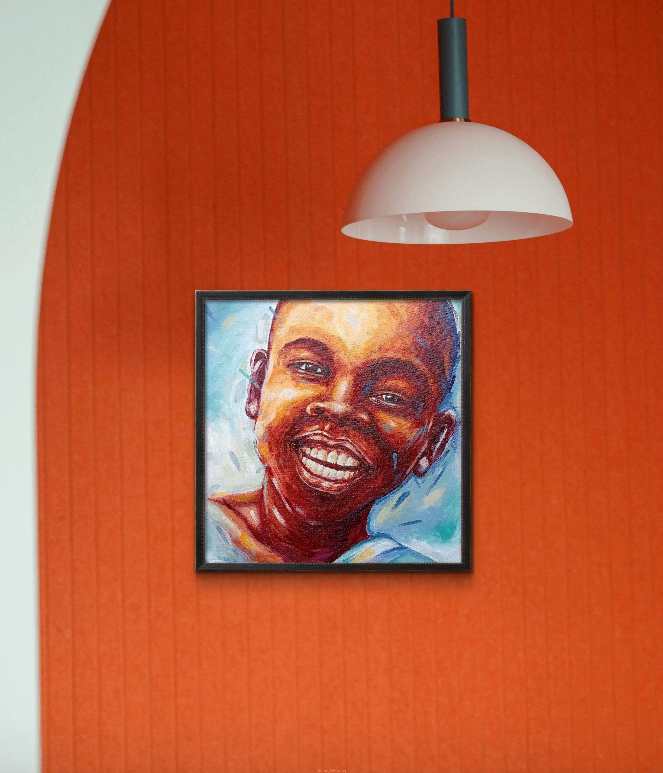 King smiles