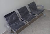 Metallic waiting chair