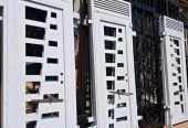 Quality metal works, all designs in gates, doors and windows, balconies and car shades