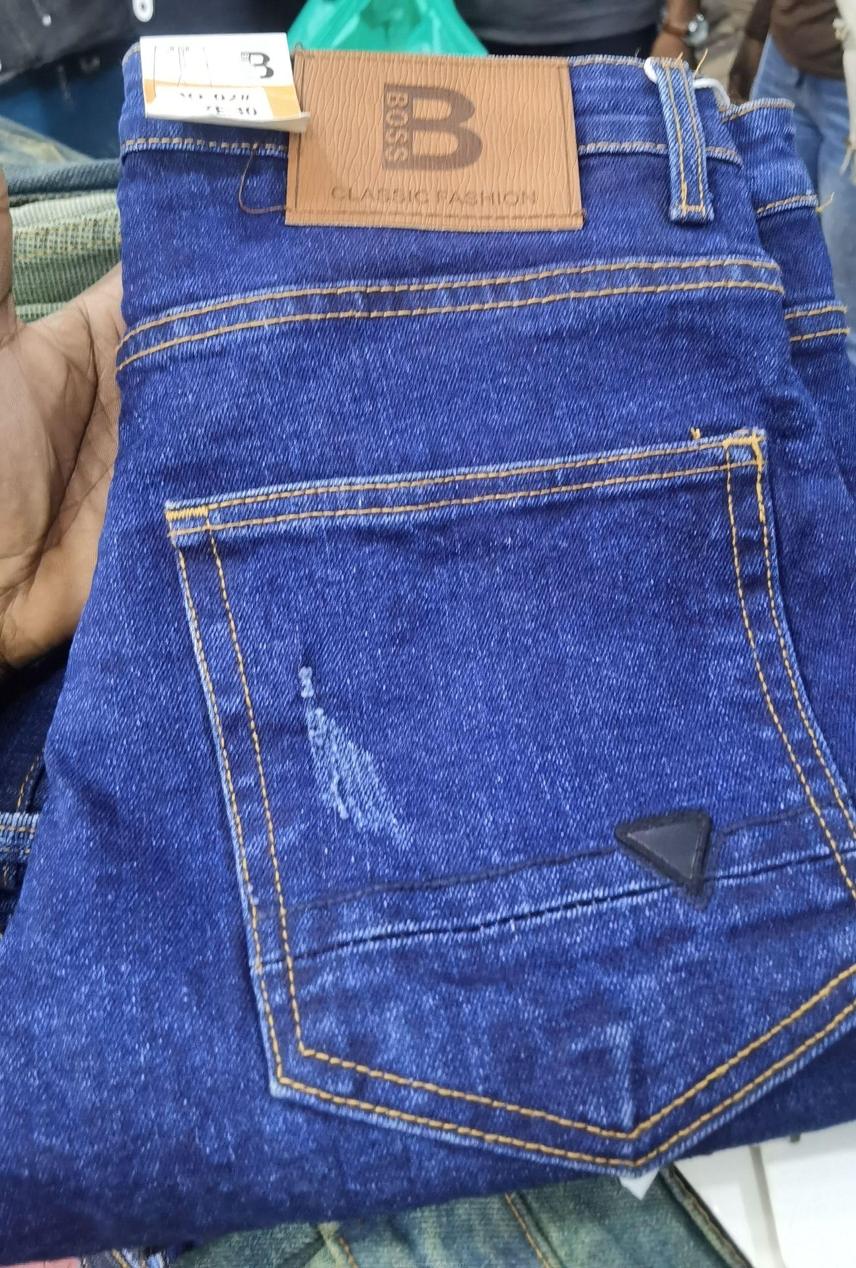 Non fading jeans from size 30 to 38