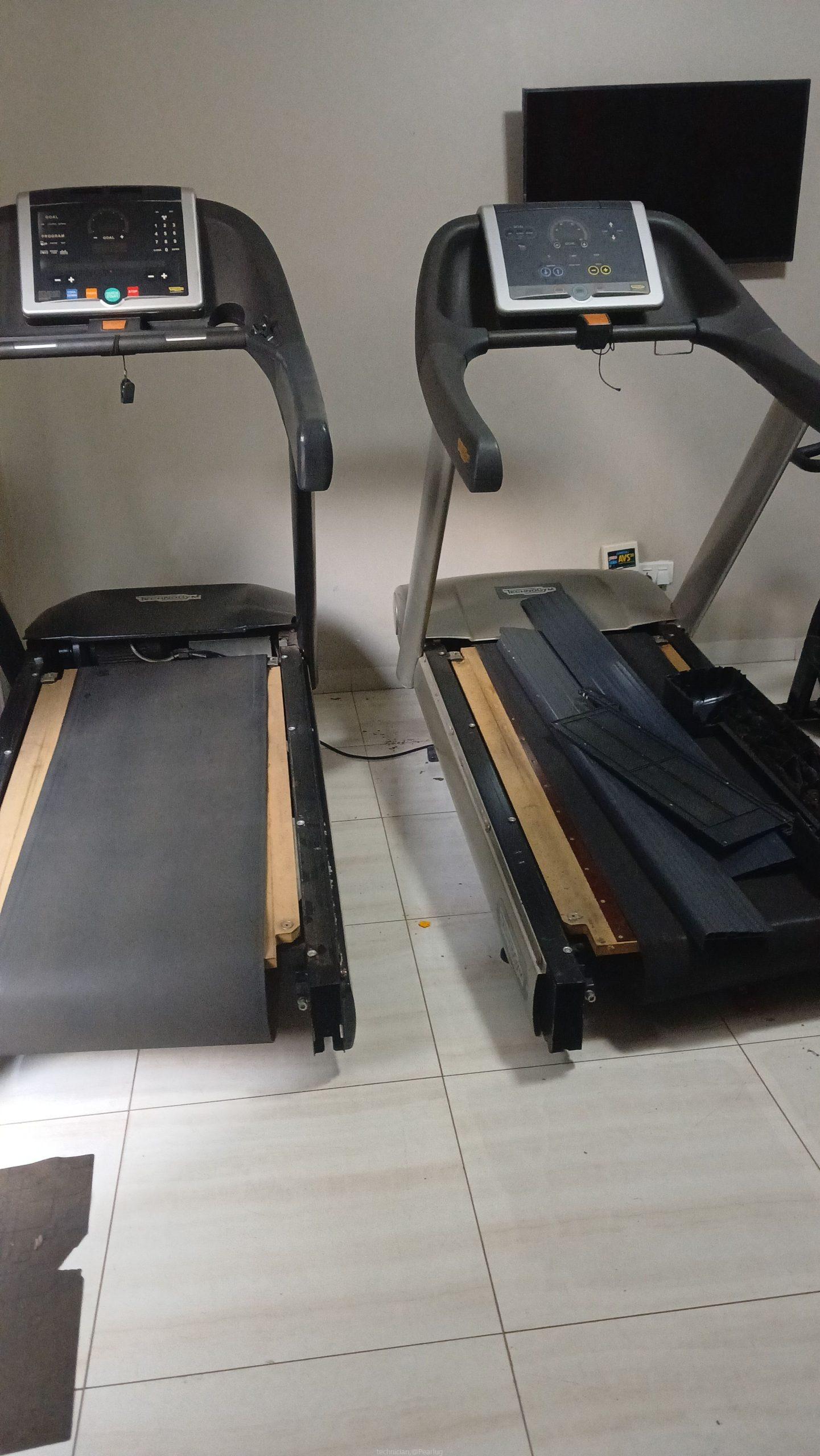 Treadmill repair technician