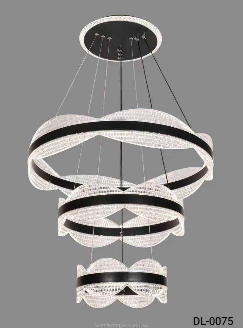 LED chandelier light with 3 light