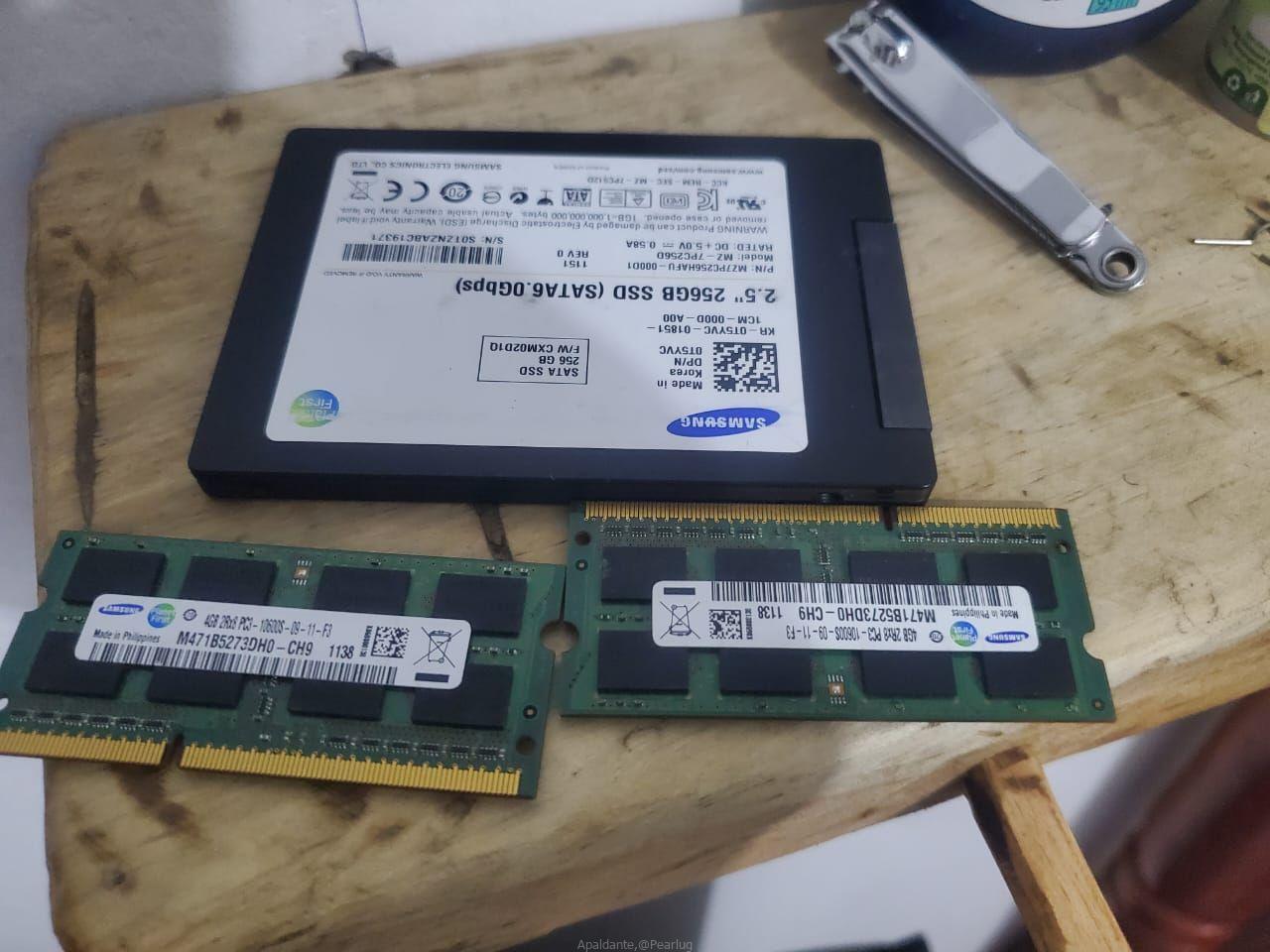 Ssd drive and ram
