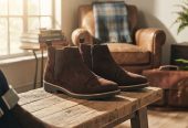 Men’s Casual Suede Chelsea Ankle Boots
