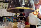 Black bedside table lamp shade