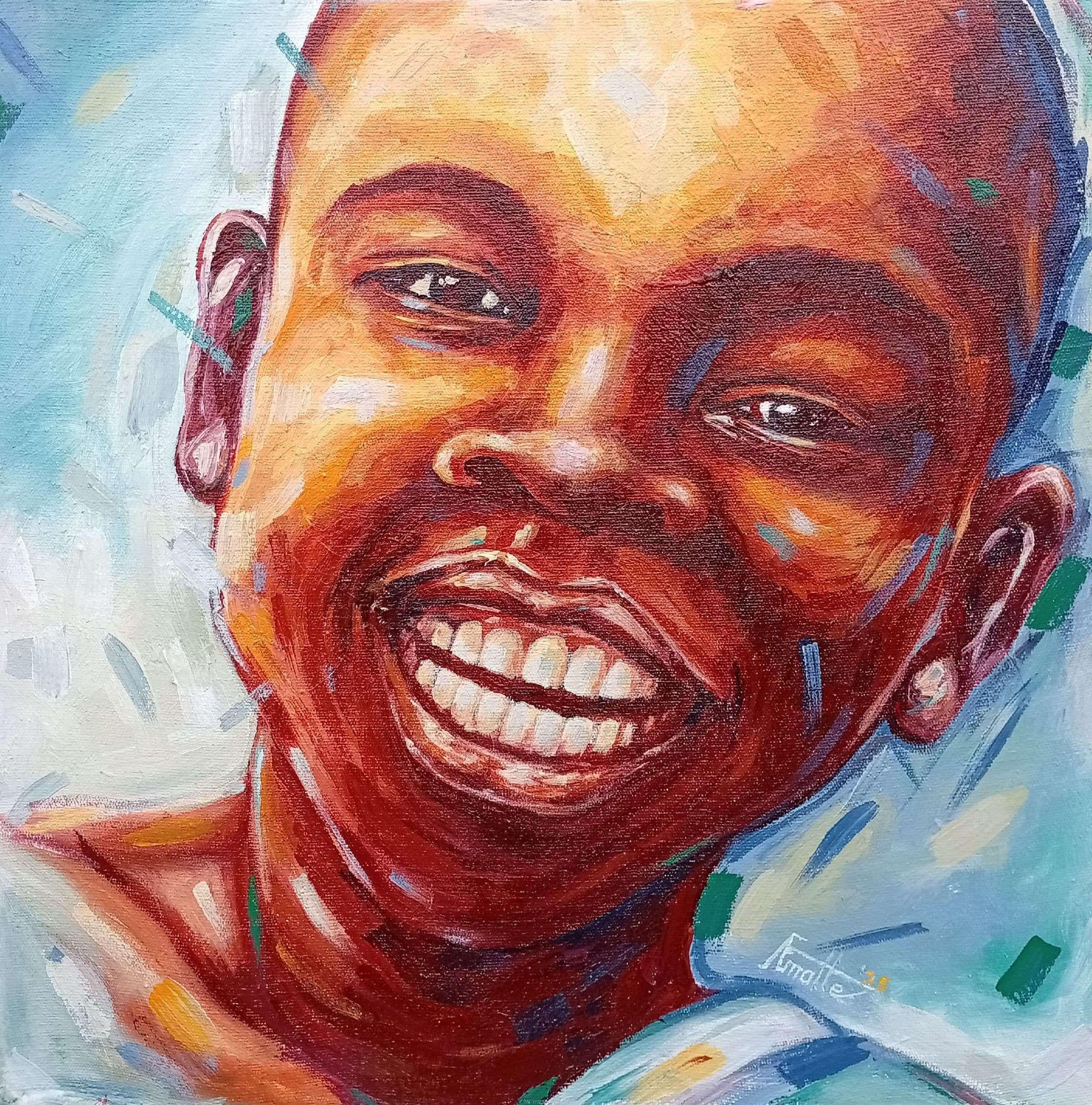 King smiles