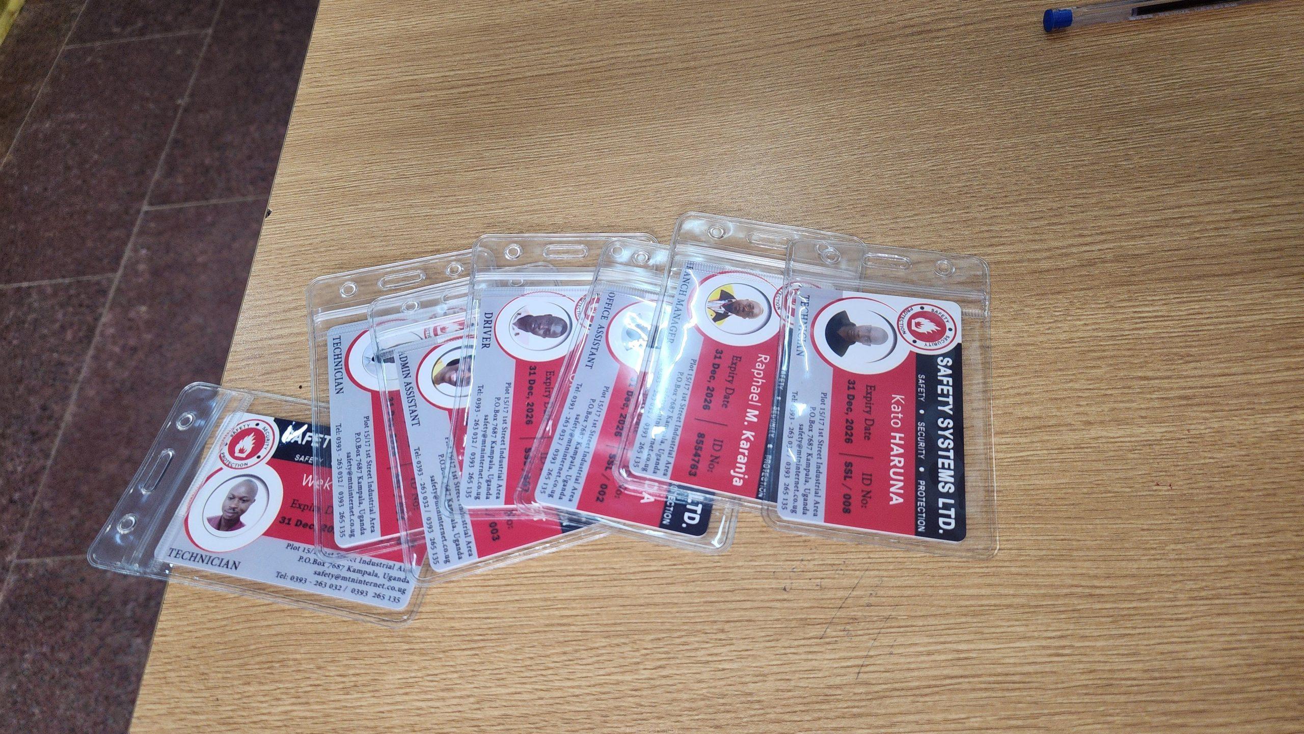 Company staff IDs
