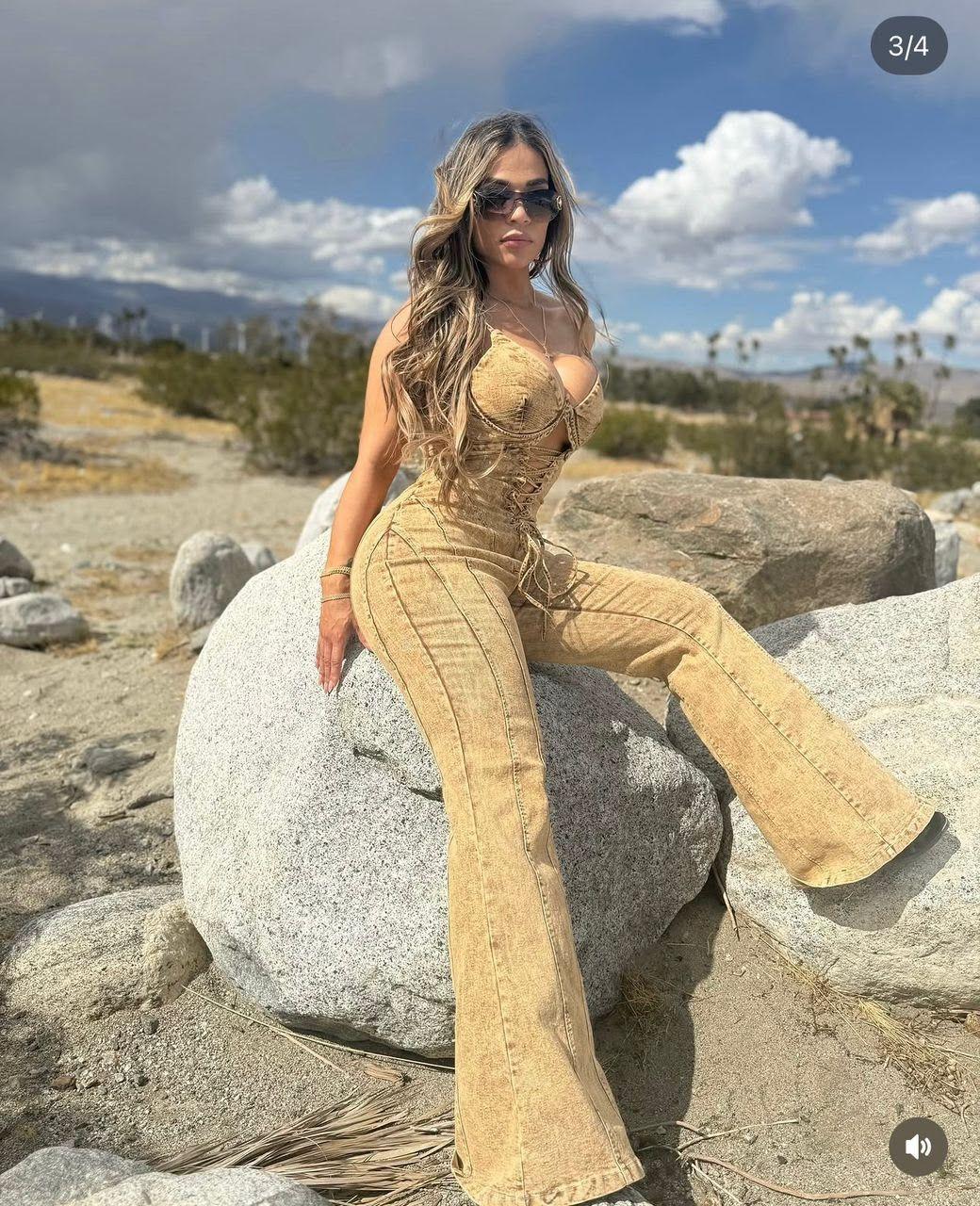 Denim jumpsuit