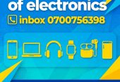 We sell all electronics
